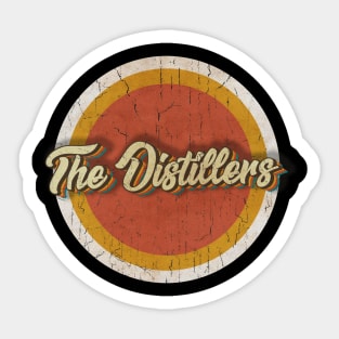 circle vintage The Distillers Sticker